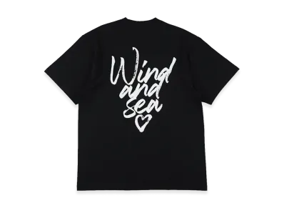 WIND AND SEA Heart Logo S/S Tee "Black"