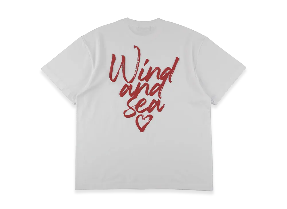 WIND AND SEA Heart Logo S/S Tee "White"