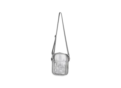 WIND AND SEA x BRIEFING GOLF Clear Logo Shoulder Bag "Silver"