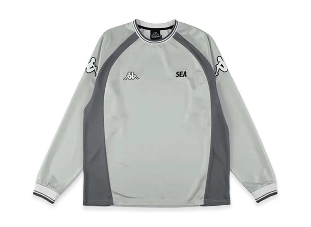 WIND AND SEA x Kappa Game L/S Shirt "L Gray"