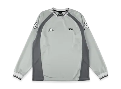 WIND AND SEA x Kappa Game L/S Shirt "L Gray"