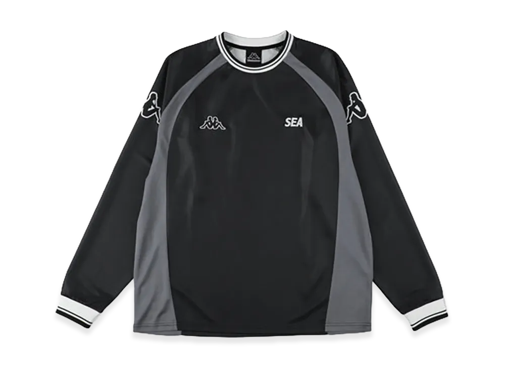 WIND AND SEA x Kappa Game L/S Shirt "Black"