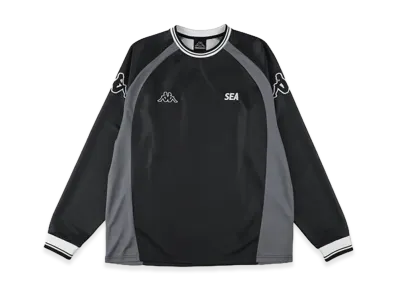 WIND AND SEA x Kappa Game L/S Shirt "Black"