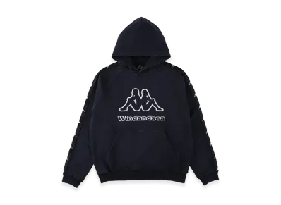 WIND AND SEA x Kappa Hooded Sweatshirt "Navy"