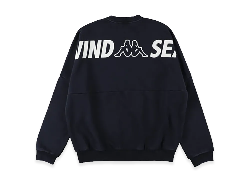 WIND AND SEA x Kappa Crewneck Sweatshirt "Navy"