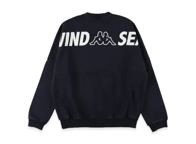 WIND AND SEA x Kappa Crewneck Sweatshirt "Navy"