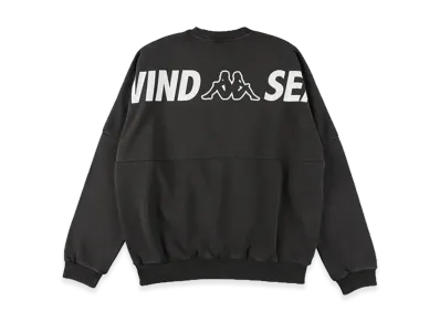 WIND AND SEA x Kappa Crewneck Sweatshirt "Black"