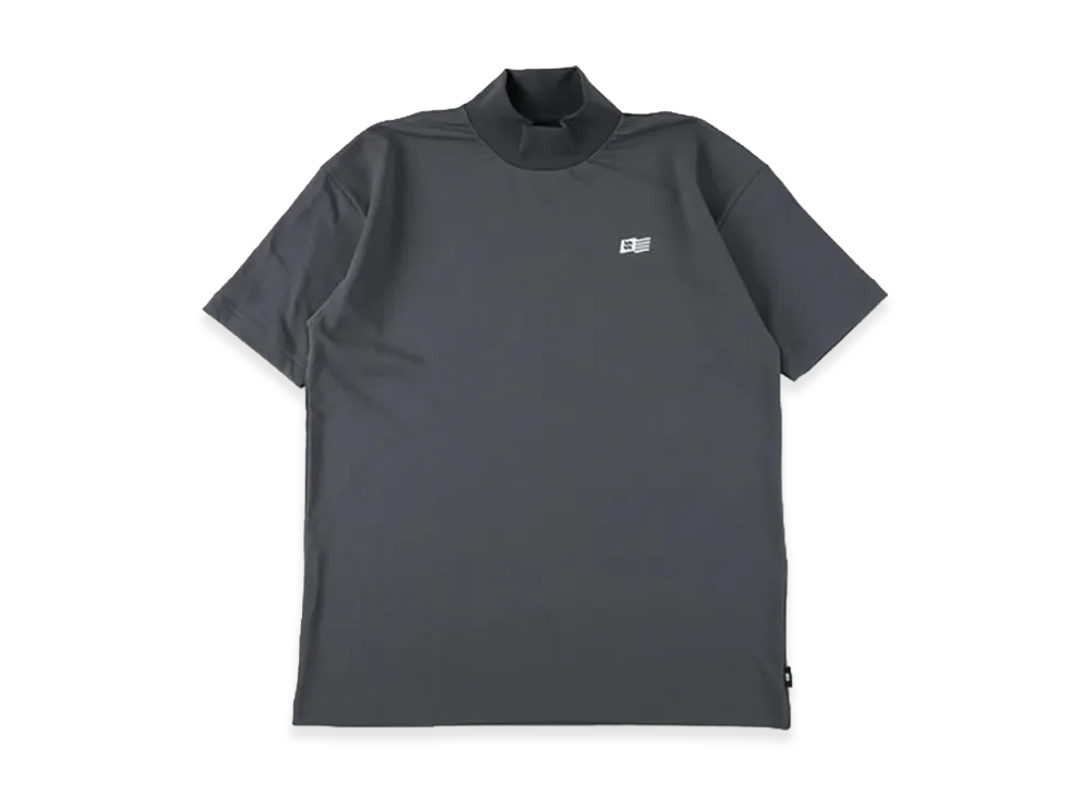 WIND AND SEA Panel Mock Neck S/S Tee "C Gray"