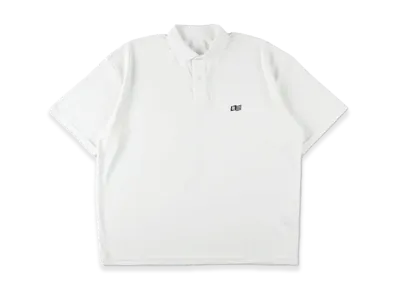 WIND AND SEA Polo Shirt Big Logo S/S Tee "White"