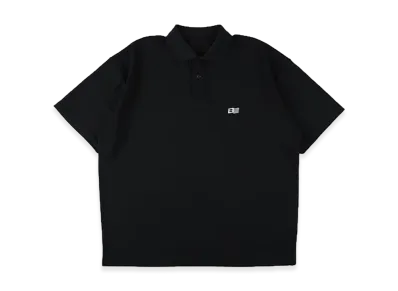 WIND AND SEA Polo Shirt Big Logo S/S Tee "Black"