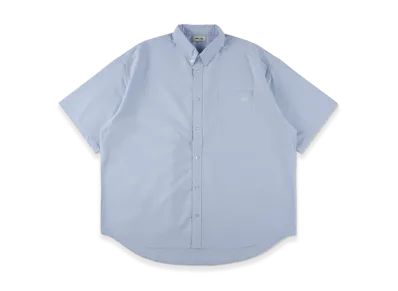 WIND AND SEA Oxford S/S Shirt "Sax"