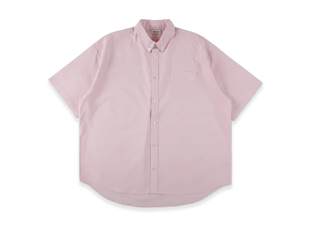 WIND AND SEA Oxford S/S Shirt "Pink"