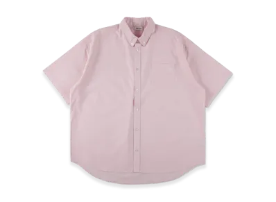 WIND AND SEA Oxford S/S Shirt "Pink"