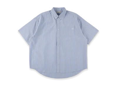 WIND AND SEA Oxford S/S Shirt "Blue Stripe"