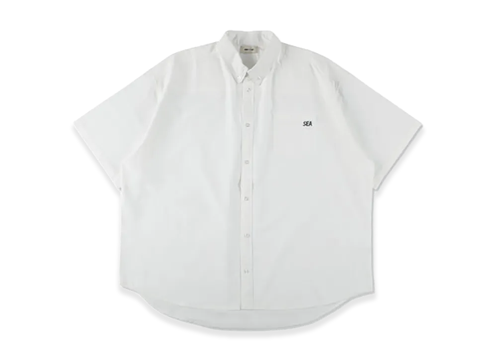 WIND AND SEA Oxford S/S Shirt "White"