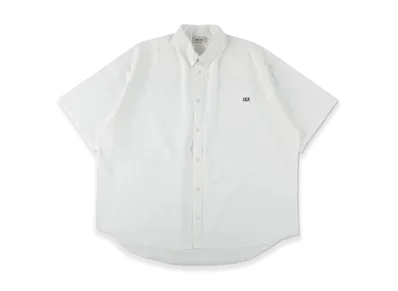 WIND AND SEA Oxford S/S Shirt "White"