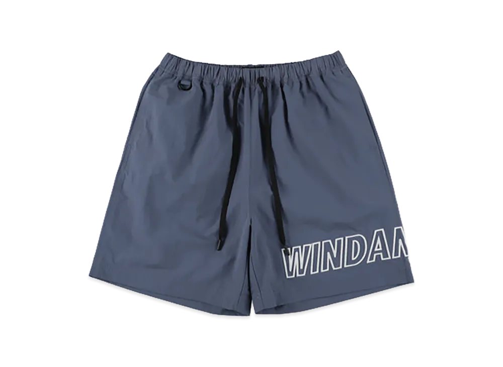 WIND AND SEA Big Logo Shorts "Blue Gray"