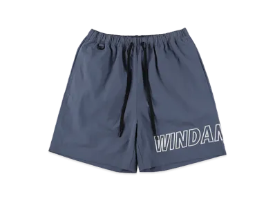WIND AND SEA Big Logo Shorts "Blue Gray"