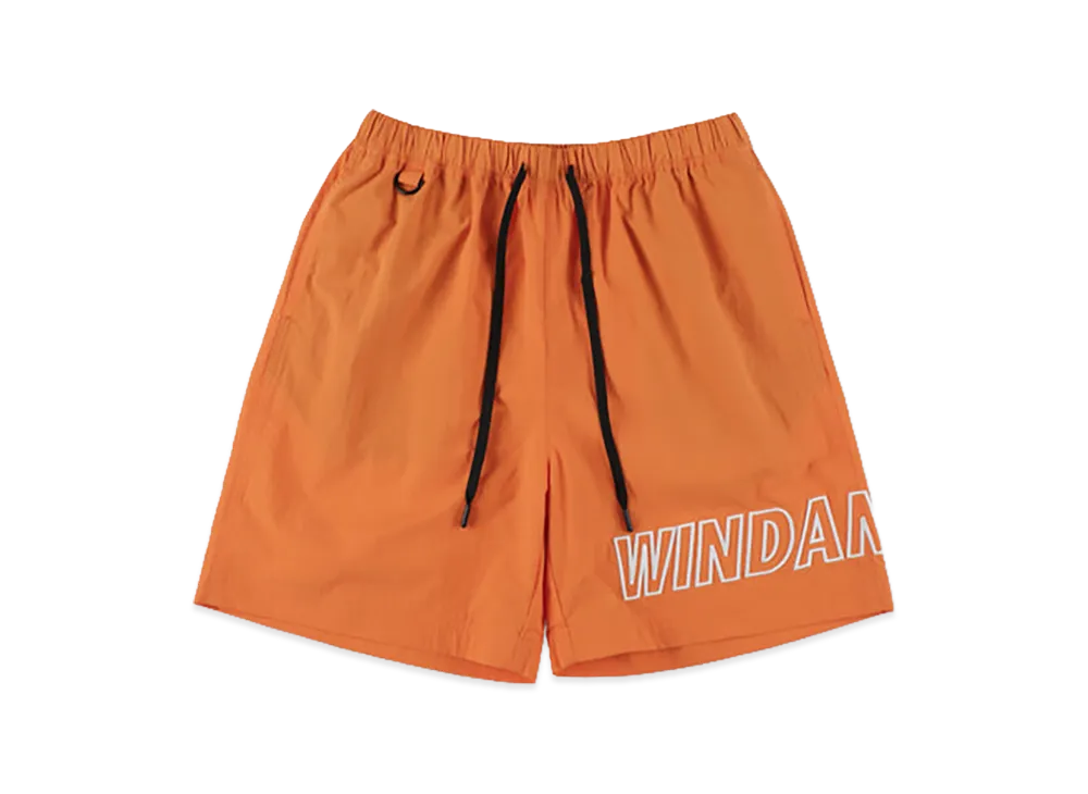 WIND AND SEA Big Logo Shorts "Orange"