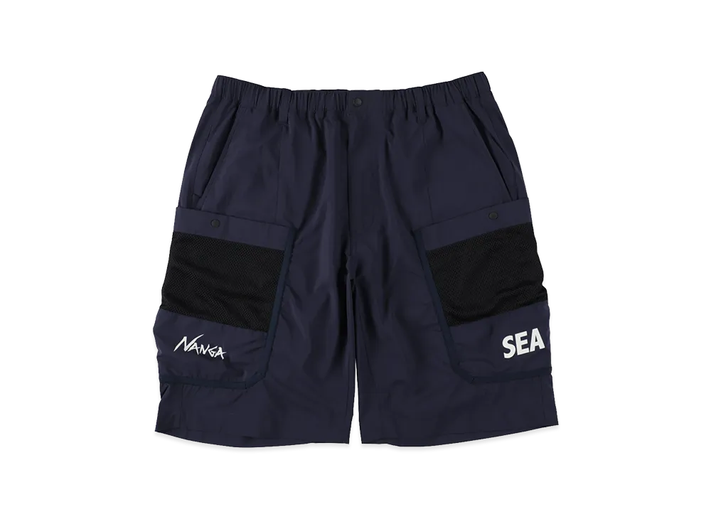 WIND AND SEA x NANGA Phantom Grid Cargo Shorts 