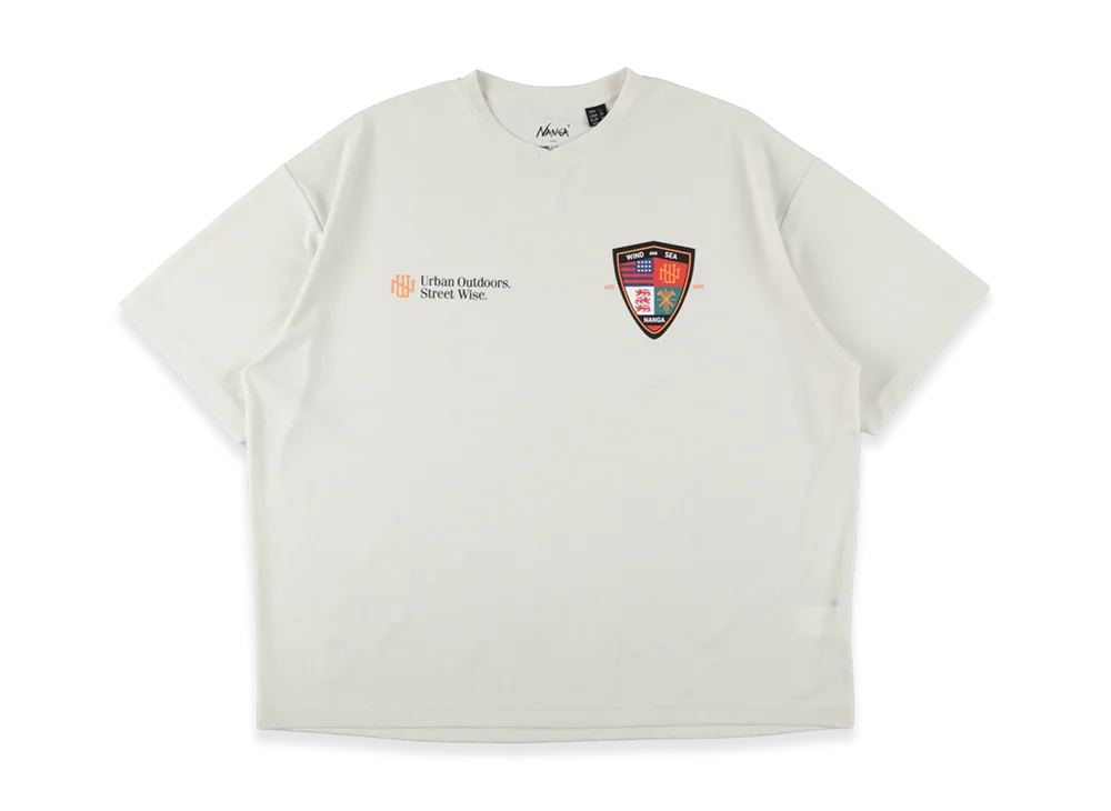 WIND AND SEA x NANGA Power Dry Emblem Tee "White"