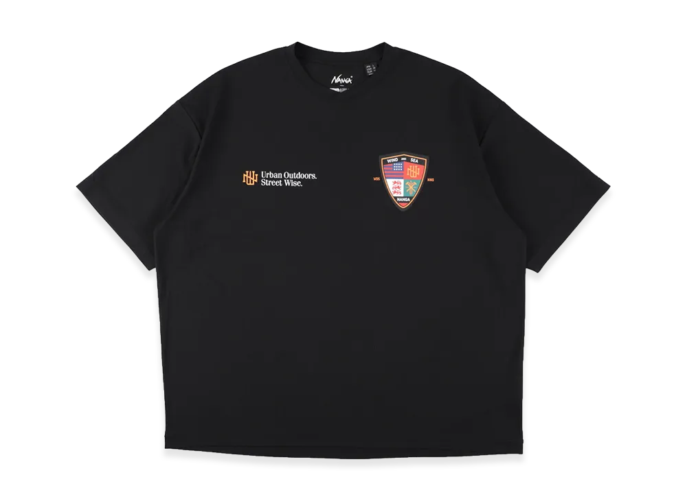 WIND AND SEA x NANGA Power Dry Emblem Tee "Black"
