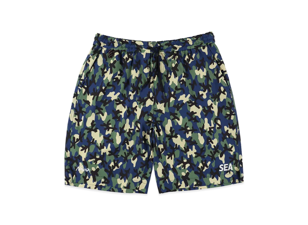 WIND AND SEA x NANGA Swim Shorts "Camo"