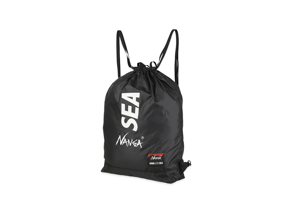 WIND AND SEA x NANGA Easy Nap Sack "Black"