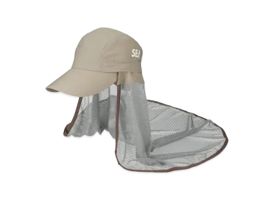 WIND AND SEA x NANGA Phantom Grid Long Shade Cap "Khaki"