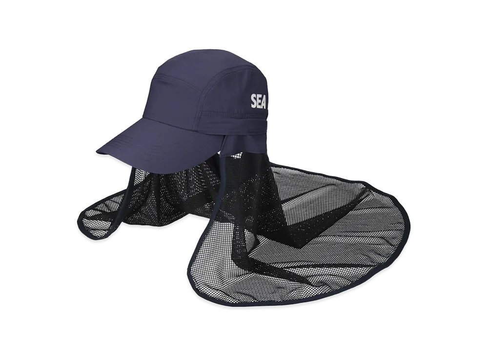 WIND AND SEA x NANGA Phantom Grid Long Shade Cap "Navy"