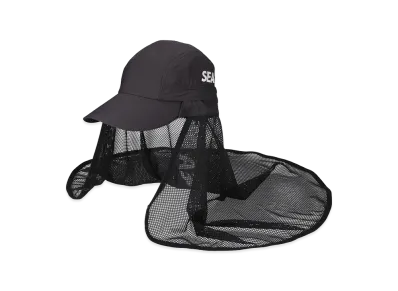 WIND AND SEA x NANGA Phantom Grid Long Shade Cap "Black"