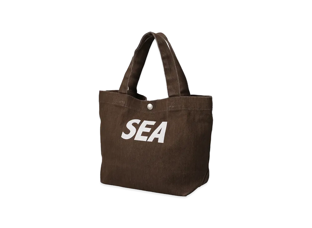 WIND AND SEA Faded Mini Tote Bag "Brown"