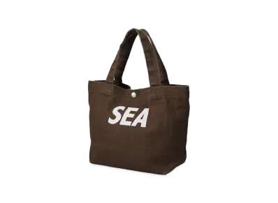 WIND AND SEA Faded Mini Tote Bag "Brown"