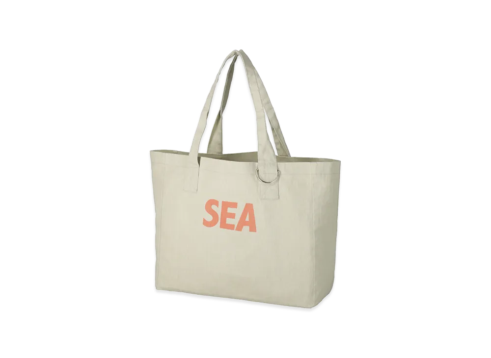 WIND AND SEA Faded Tote Bag "Ivory"