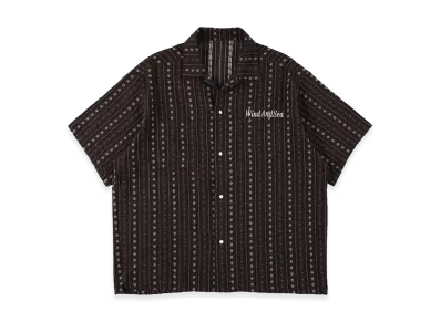 WIND AND SEA Flower Pattern S/S Shirt "Brown"