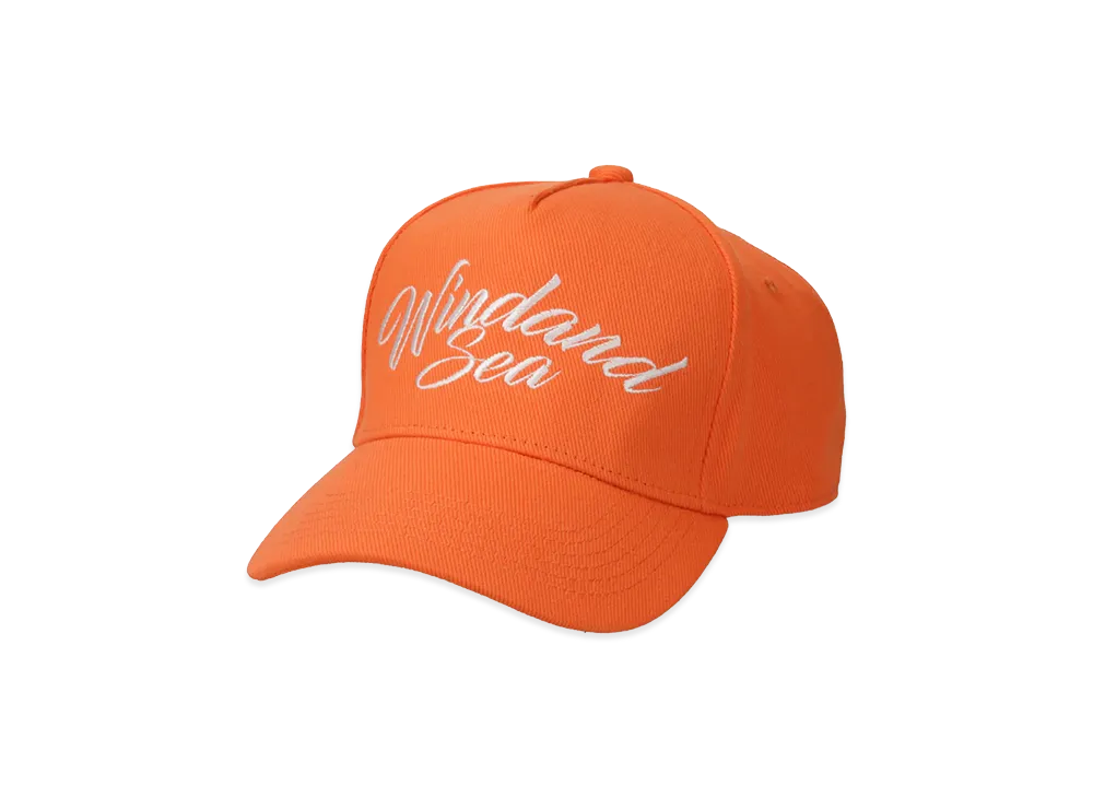 WIND AND SEA 5-Panel Logo Cap "Orange"
