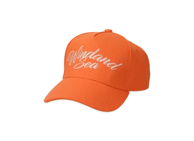 WIND AND SEA 5-Panel Logo Cap "Orange"