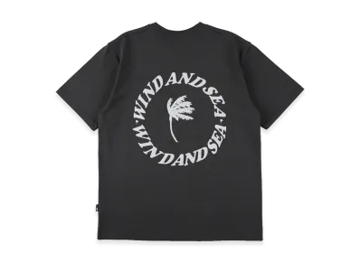 WIND AND SEA Palm Tree Logo S/S Tee "Charcoal"