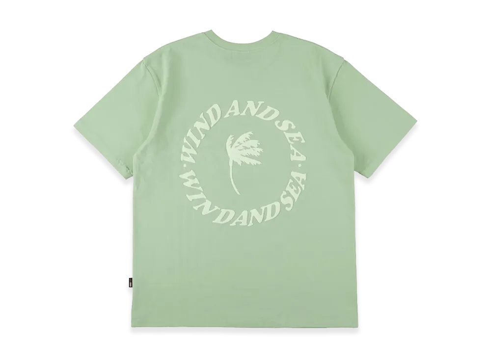 WIND AND SEA Palm Tree Logo S/S Tee "Mint"