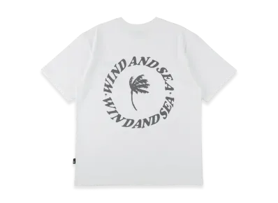 WIND AND SEA Palm Tree Logo S/S Tee "White"