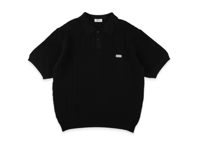 WIND AND SEA Summer Knit Polo "Black"