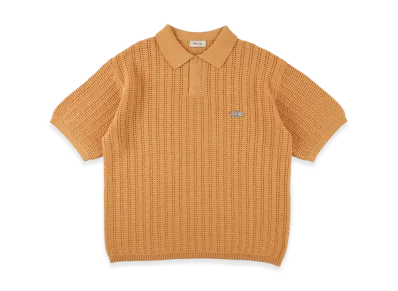WIND AND SEA Summer Knit Polo "Orange"