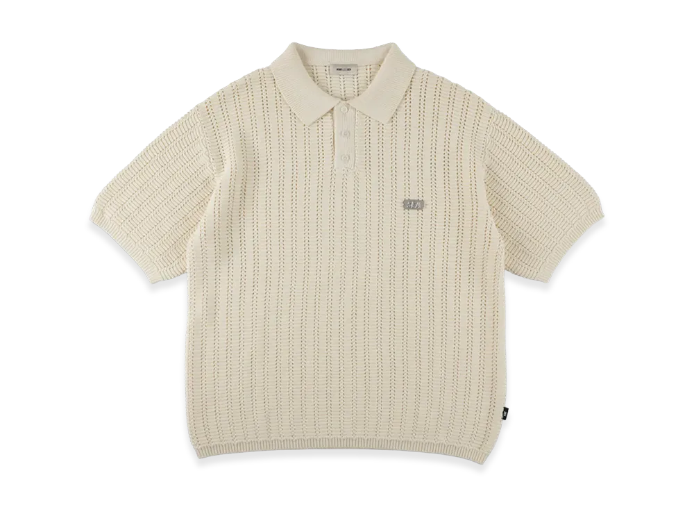 WIND AND SEA Summer Knit Polo "Off_White"