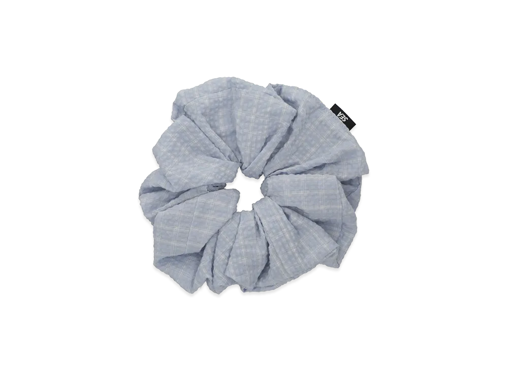 WIND AND SEA Women's Plaid Big Hair Tie "Sax"