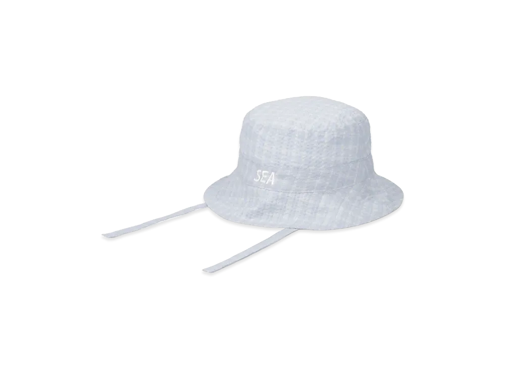 WIND AND SEA Plaid Logo Hat "Sax"
