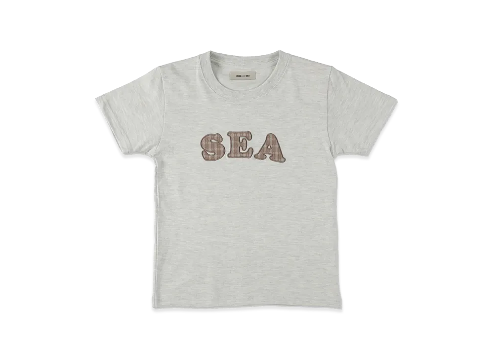 WIND AND SEA Kids Logo Patch S/S Tee "Oatmeal"
