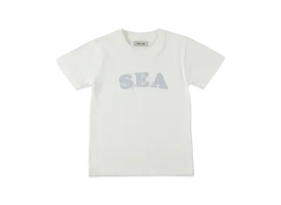 WIND AND SEA Kids Logo Patch S/S Tee "White"