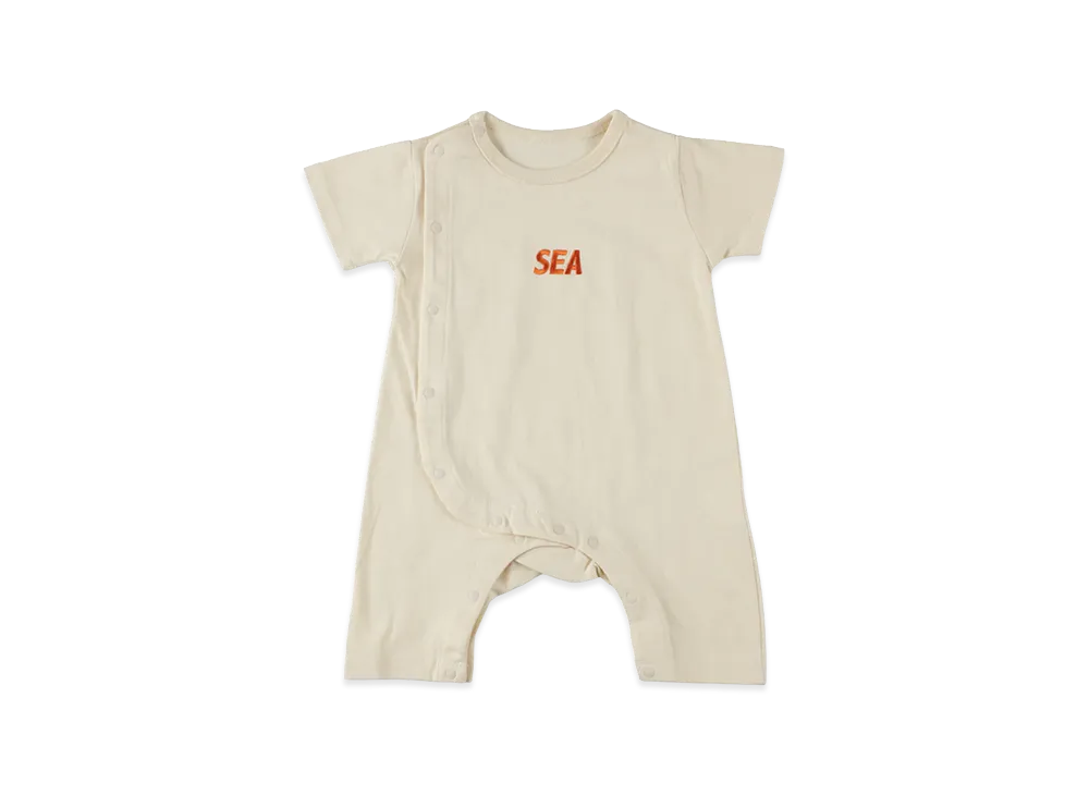 WIND AND SEA Kids Rompers "Beige"