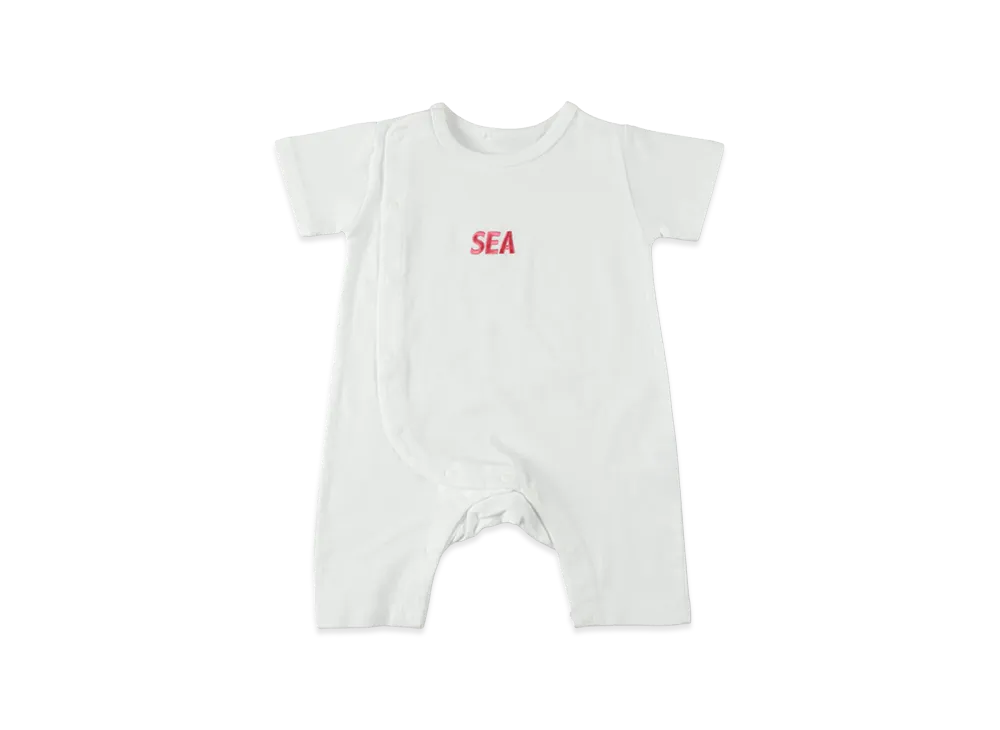 WIND AND SEA Kids Rompers "White"