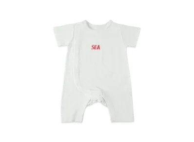 WIND AND SEA Kids Rompers "White"
